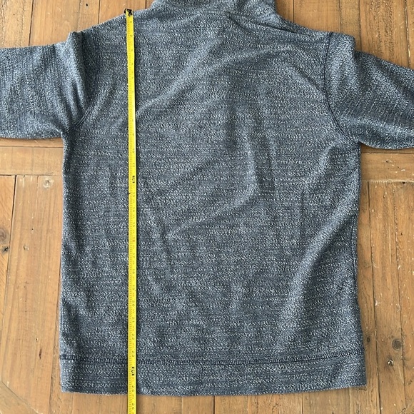 Marine layer Blue textured quarter button Pullover - Picture 8 of 8